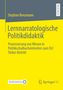 Stephan Benzmann, Lernnarratologische Politikdidaktik, gelbes Design mit Logos von MOREMEDIA und Springer VS.