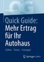 Helga Strauß: Quick Guide: Mehr Ertrag für Ihr Autohaus, Buch, Buch