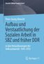 Titel: Aufbau und Verstaatlichung der Sozialen Arbeit in SBZ und früher DDR von Peter-Georg Albrecht. Blaues Cover, Springer VS Logo., Buch