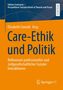 Texte: „Edition Centaurus“, „Elisabeth Conradi Hrsg.“, „Care-Ethik und Politik“, „Springer VS“. Farben: Orange und Blau., Buch
