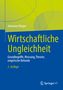 "Wirtschaftliche Ungleichheit" von Johannes Berger, 2. Auflage. Logo von Springer VS unten. Hintergrund in Grün und Blau.