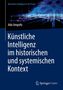 Titel: "Künstliche Intelligenz im historischen und systemischen Kontext" von Ado Ampofo. Im Hintergrund digitale Grafik., Buch