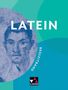 Text: "LATEIN BEGLEITBAND". Illustration eines antiken Porträts. Unten ein Logo mit Dreiecken und der Aufschrift "C.C. BUCHNER"., Buch