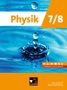 "Physik 7/8" und "Gymnasium G9 Baden-Württemberg". Eine Läuferin in mehreren Sprungphasen auf einer Bahn., Buch
