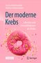 Titel: Der moderne Krebs. Auf rosa Hintergrund ein pinker Donut mit bunten Streuseln.