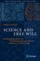 "Science and Free Will" von Stephan Schleim, Neurophilosophische Kontroversen, dunkelblauer Hintergrund mit Gehirngrafik.
