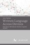 DIGITALE LINGUISTIK BAND 3. Jenia Yudytska: Written Language Across Devices. Vernetztes Muster aus bunten Punkten., Buch