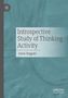 Titel: "Introspective Study of Thinking Activity" von Jonas Raggatz. Hintergrund in Blau mit abstraktem Muster., Buch