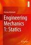 Oben: "Christian Mittelstedt", groß: "Engineering Mechanics 1: Statics", unten rechts: "Springer"-Logo. Hintergrund: Rot-orange., Buch