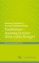 "Pazifismus – Ausweg in einer Welt voller Kriege?" Autoren: Alexander Staudacher, Christoph Sebastian Widdau. Grünes Muster., Buch
