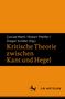 Titel: "Kritische Theorie zwischen Kant und Hegel". Autoren: Conrad Mattli, Robert Pfeiffer, Gregor Schäfer. Verlagslogo: J.B. Metzler., Buch