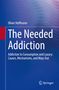 „The Needed Addiction“ von Oliver Hoffmann. Untertitel über Konsum- und Luxusabhängigkeit. Blaues, welliges Design. Logo: Springer., Buch