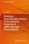 Titel: "Wickelbare Faserverbundbewehrung für die robotische Integration in additiv gefertigte Betonstrukturen". Orange abstrakte Muster., Buch