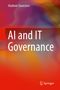 Titel: "AI and IT Governance". Autor: Vladimir Stantchev. Farbverlauf: Rot, Orange, Violett. Springer-Logo unten rechts.