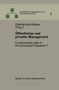 Thomas Edeling: Öffentliches und privates Management, Buch