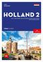 "Holland 2", Törnführer. "Das IJsselmeer und die nördlichen Provinzen der Niederlande". Bild: Boot und alter Turm.