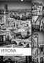 Melanie Viola: VERONA Monochrome Ansichten (Wandkalender 2020 DIN A2 hoch), Div.