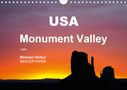 Michael Weber: USA - Monument Valley (Wandkalender 2021 DIN A4 quer), Kalender
