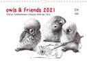 Stefan Kahlhammer: owls & friends 2021 (Wandkalender 2021 DIN A4 quer), Div.
