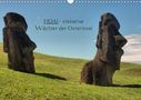 Carina Hartmann: MOAI - steinerne Wächter der Osterinsel (Wandkalender 2021 DIN A3 quer), KAL