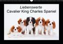 Petra Wegner: Liebenswerte Cavalier King Charles Spaniel (Wandkalender 2021 DIN A3 quer), KAL