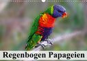Elisabeth Stanzer: Regenbogen Papageien (Wandkalender 2021 DIN A3 quer), KAL