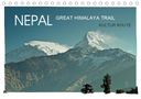Achim Wurm: NEPAL GREAT HIMALAYA TRAIL - KULTUR ROUTEAT-Version (Tischkalender 2021 DIN A5 quer), KAL