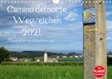 Alexandra Luef: Camino del norte - WegzeichenAT-Version (Wandkalender 2021 DIN A4 quer), KAL
