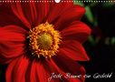 Michael Mantke: Jede Blume ein Gedicht (Wandkalender 2021 DIN A3 quer), KAL