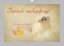 Heike Hultsch: Tierisch nachgefragt (Wandkalender 2021 DIN A3 quer), KAL