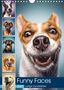 Manuela Und Stefan Kulpa: Funny Faces - Lustige Hundebilder (Wandkalender 2021 DIN A4 hoch), KAL