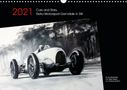 Andreas Bartsch design: Cars and Stars, Retro-Motorsport-Gemälde in SW (Wandkalender 2021 DIN A3 quer), KAL