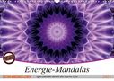 Christine Bässler: Energie - Mandalas, Spiritualität durch die Farbe Lila (Wandkalender 2021 DIN A3 quer), KAL