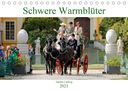 Sandra Ludwig: Schwere Warmblüter 2021 (Tischkalender 2021 DIN A5 quer), KAL