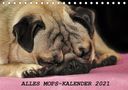 Sonja Hofmann: Alles Mops-Kalender 2021 (Tischkalender 2021 DIN A5 quer), Div.