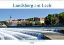 Monika Lutzenberger: Landsberg am Lech - Die liebenswerte und romantische Stadt am Fluss (Wandkalender 2021 DIN A2 quer), KAL