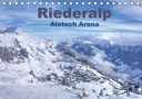 Andreas Vogler: Riederalp - Altesch Arena (Tischkalender 2021 DIN A5 quer), Div.