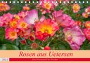 Carmen Steiner Matthias Konrad: Rosen aus Uetersen (Tischkalender 2021 DIN A5 quer), KAL