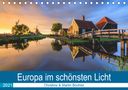 Christine Büchler & Martin Büchler: Europa im schönsten Licht (Tischkalender 2021 DIN A5 quer), KAL