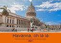 Micaela Abel: Havanna o la la (Wandkalender 2021 DIN A3 quer), KAL