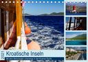 Silke Liedtke Reisefotografie: Kroatische Inseln - Mit dem Motorsegler unterwegs in der Kvarner Bucht (Tischkalender 2021 DIN A5 quer), Kalender