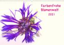 Kevin Andreas Lederle: Farbenfrohe Blumenwelt (Wandkalender 2021 DIN A3 quer), KAL