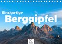 Benjamin Lederer: Einzigartige Berggipfel (Tischkalender 2021 DIN A5 quer), KAL