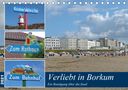 Claudia Kleemann: Verliebt in Borkum (Tischkalender 2021 DIN A5 quer), KAL