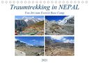 Ulrich Senff: Traumtrekking in NEPAL, Von Jiri zum Everest Base Camp (Tischkalender 2021 DIN A5 quer), KAL