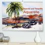 Brigitte Dürr: Lanzarote und Teneriffa - Aquarelle (Premium, hochwertiger DIN A2 Wandkalender 2021, Kunstdruck in Hochglanz), Kalender