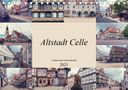 Steffen Gierok: Altstadt Celle (Tischkalender 2021 DIN A5 quer), Kalender