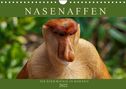 Arne Wünsche: Nasenaffen von Borneo (Wandkalender 2022 DIN A4 quer), KAL