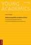 Text: "Young Academics", "Outer Space 3", "Daniel Sidiqie", "Weltraumpolitik im Nahen Osten", "Iranische Raumfahrtambitionen im Lichte des Neoklassischen Realismus". Hintergrund: Gelb gestreiftes Design., Buch