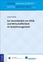 „Zur Vereinbarkeit von Ethik und Wirtschaftlichkeit im Sozialmanagement“, Linda Schulte. Cover mit Logos von Hochschulen., Buch